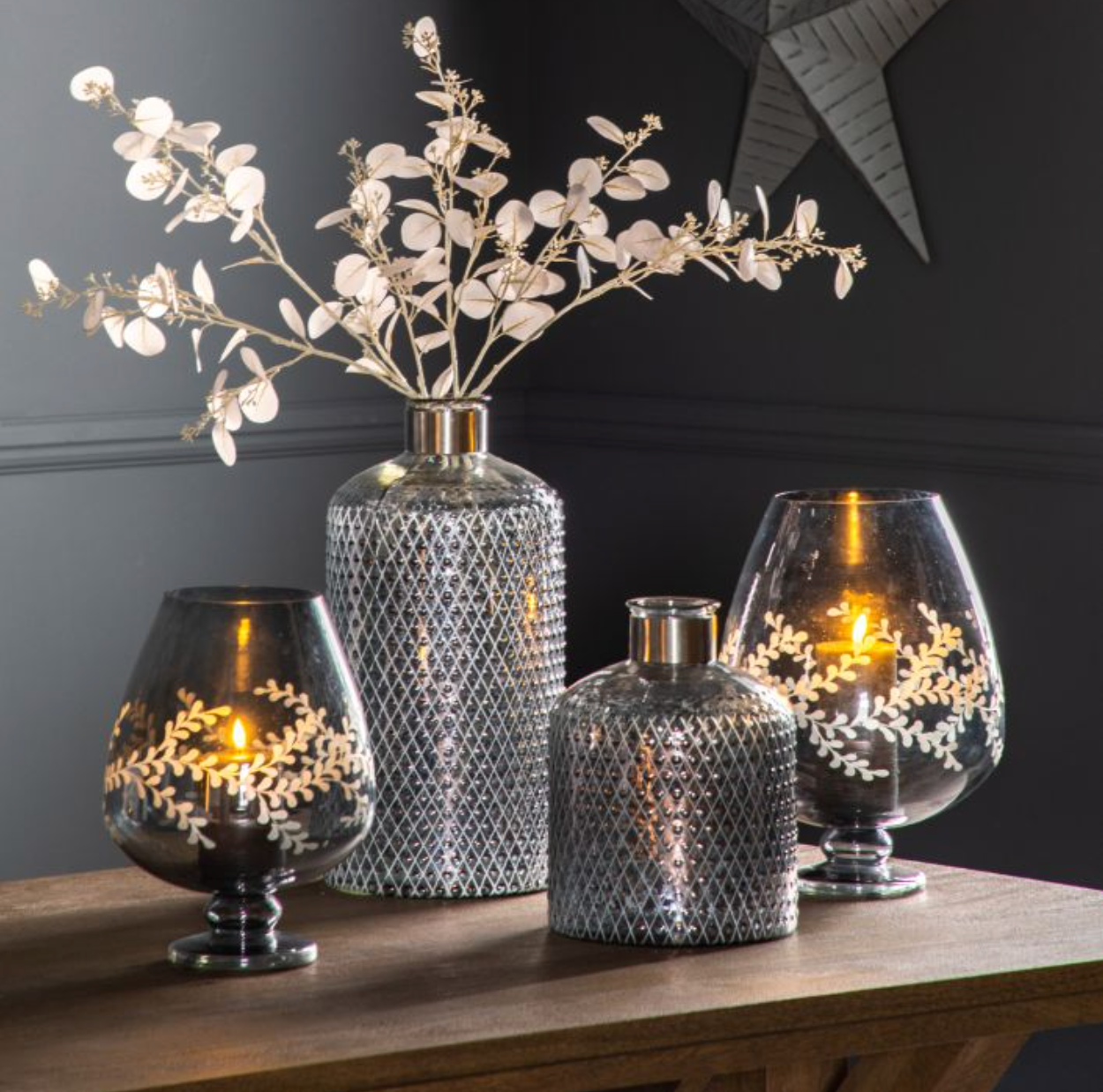 Etched Erin Vase Small