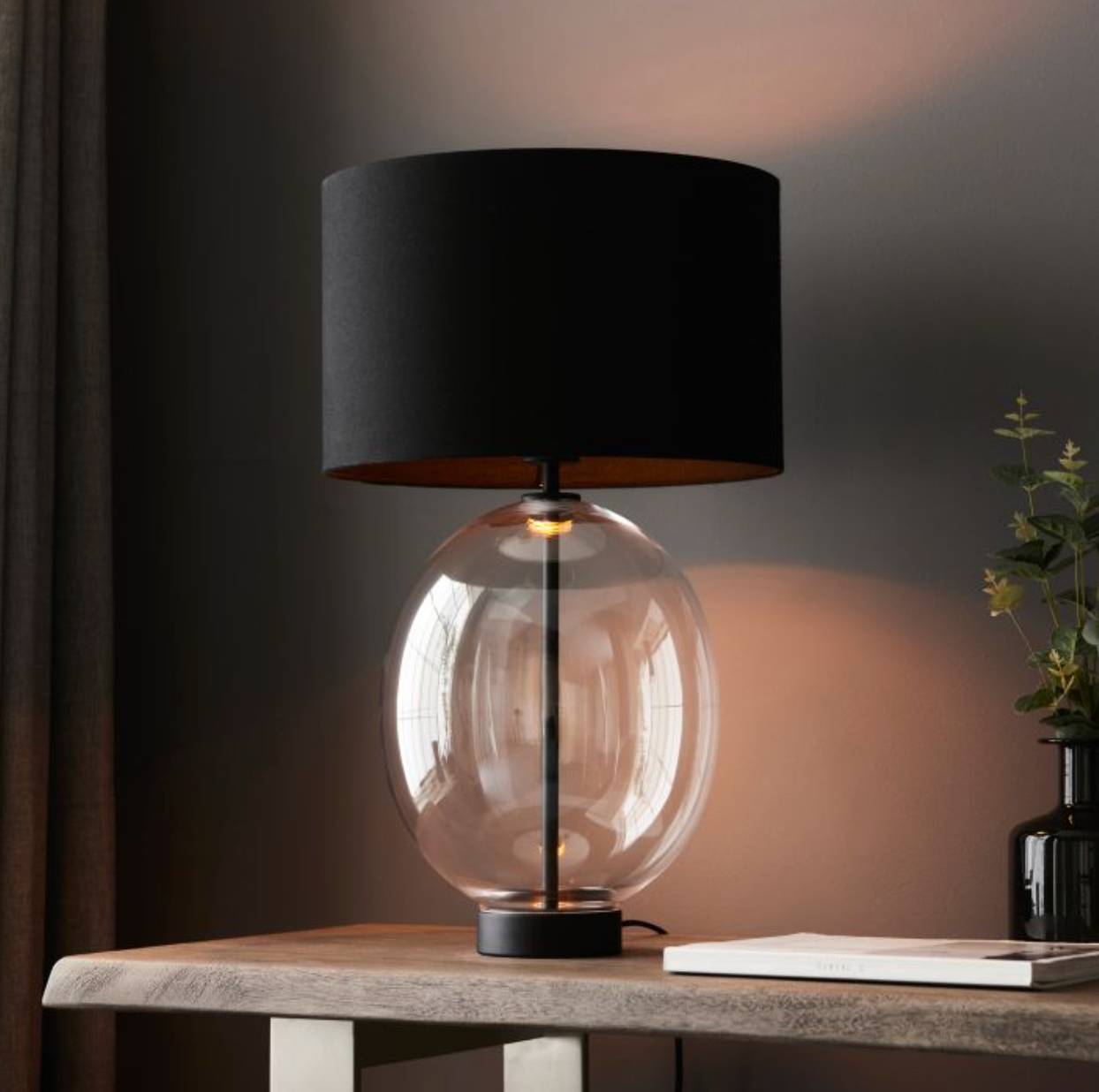 Kasie Black Table Lamp