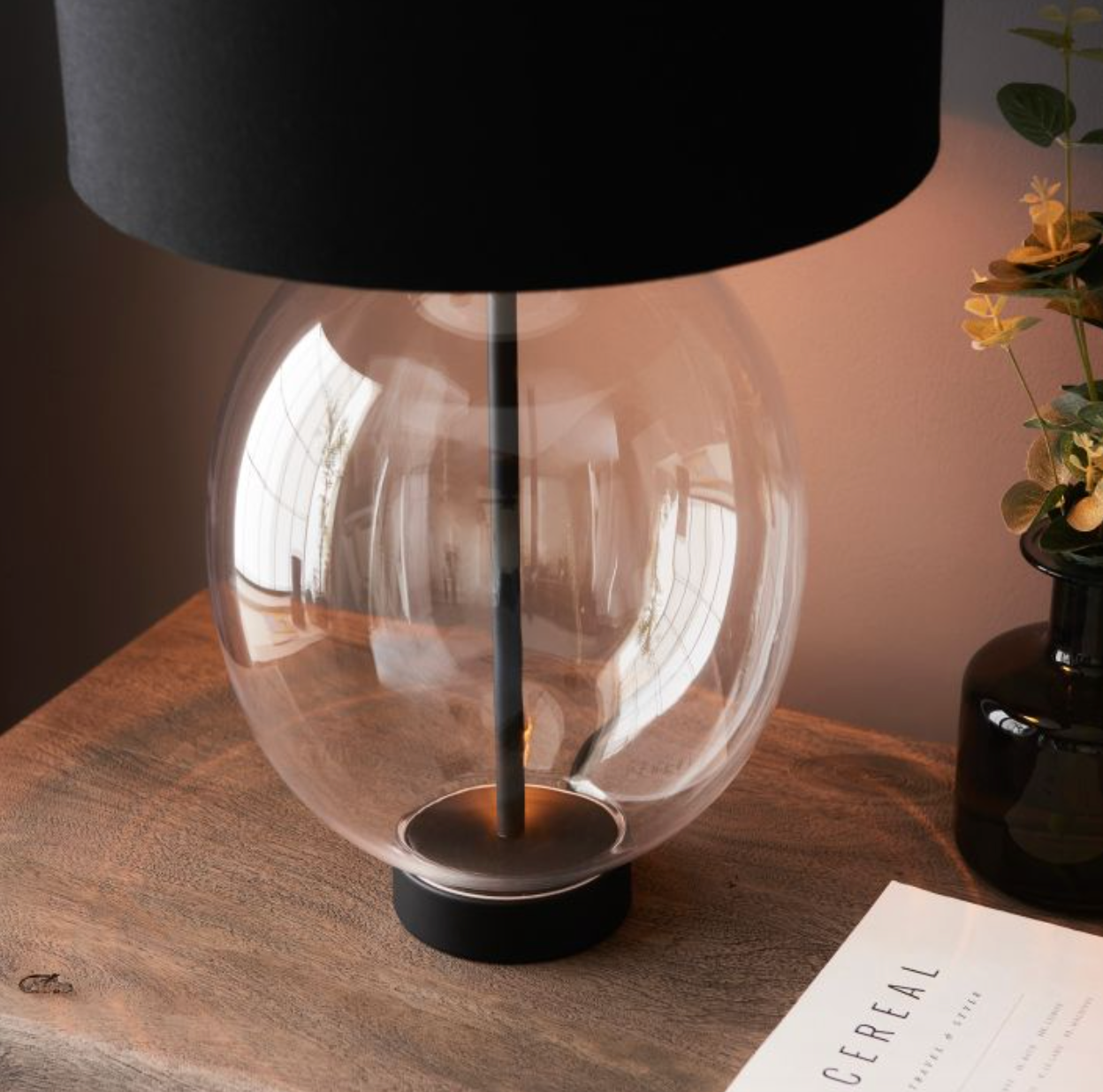Kasie Black Table Lamp