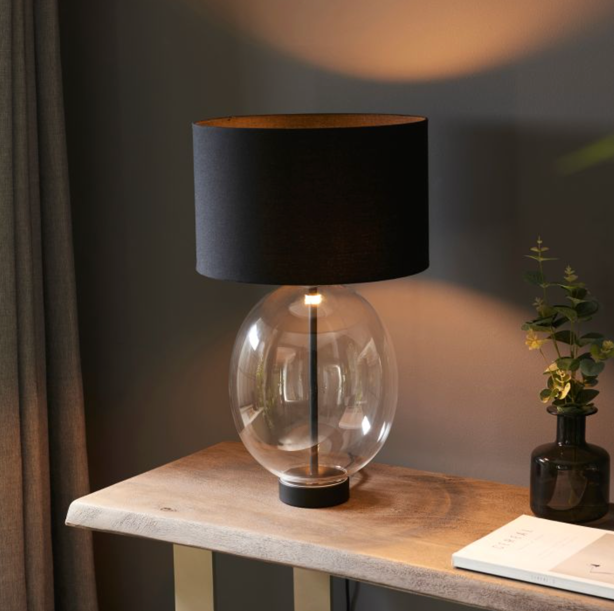 Kasie Black Table Lamp