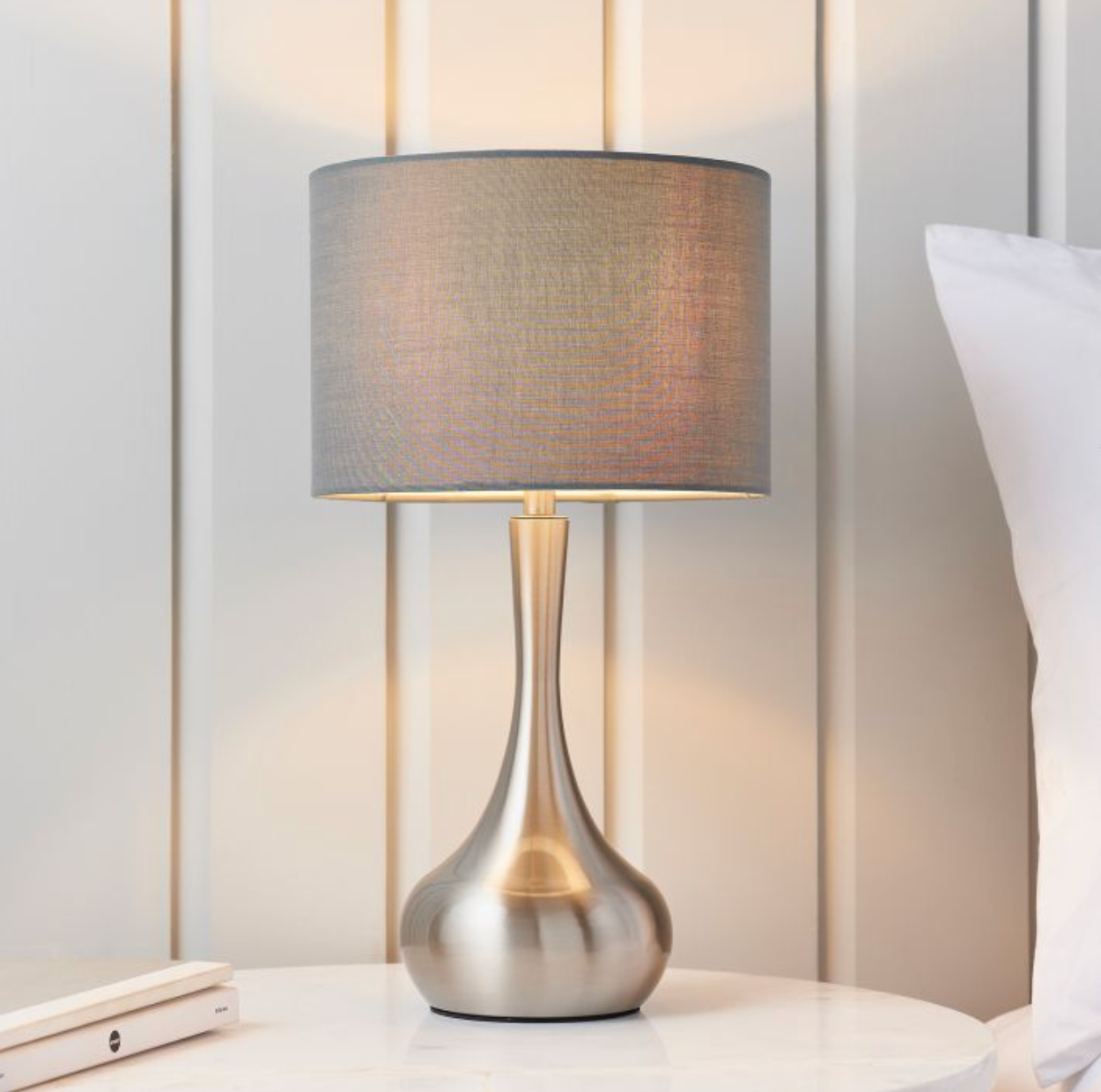 Piza Nickle Table Lamp