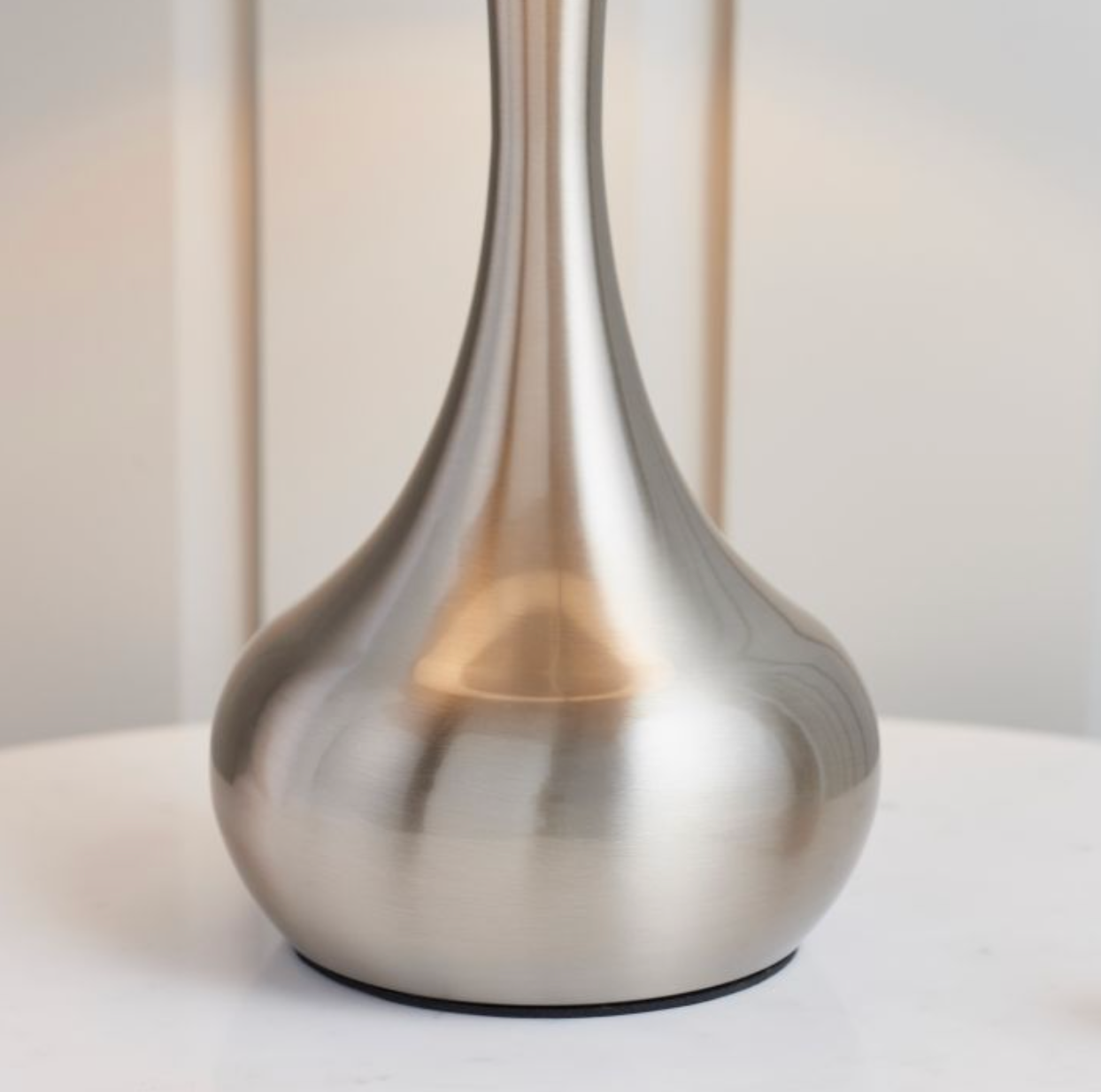 Piza Nickle Table Lamp