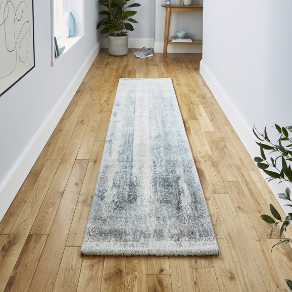 Boston Rug Ivory/Blue