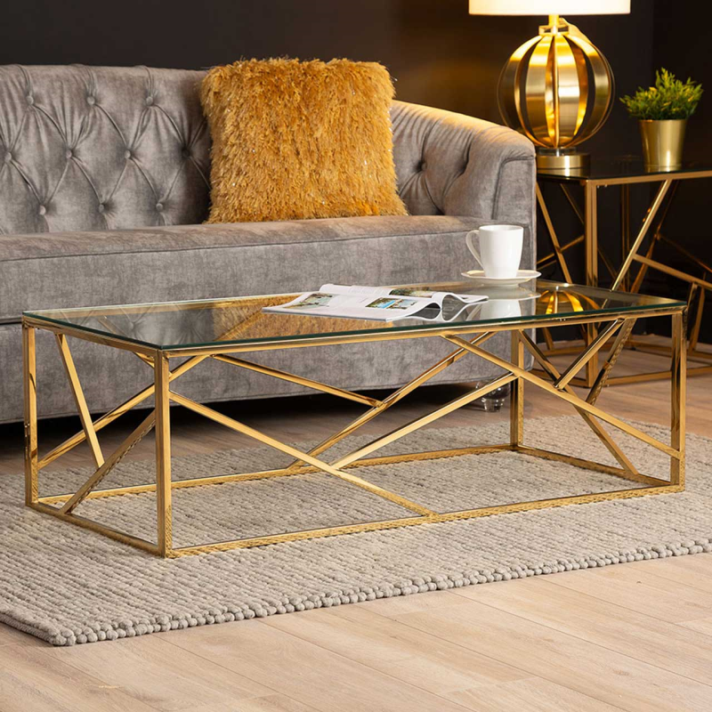 Ayla Gold Coffee Table