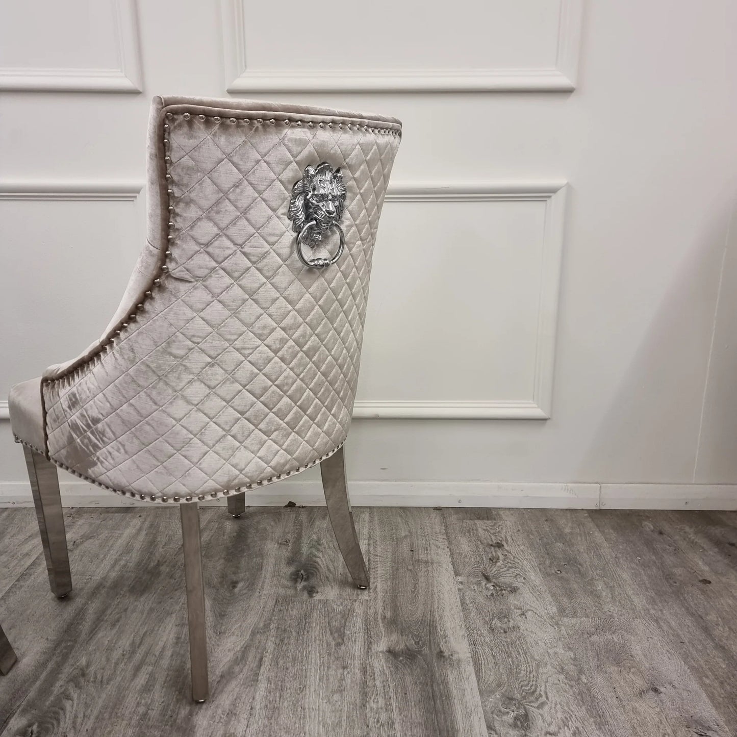 Silver Lucy 1.6 Dining Table and Chelsea Dining Chairs