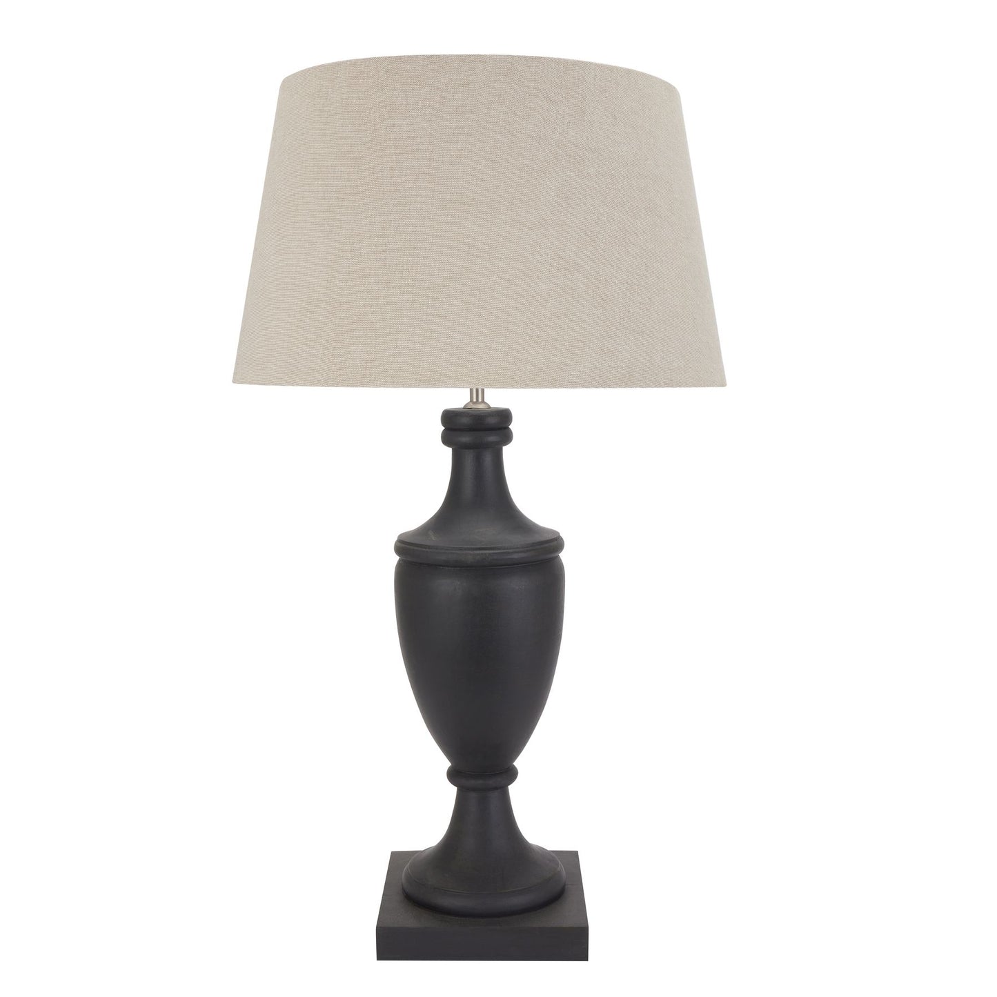 Delaney Grey Pillar Table Lamp