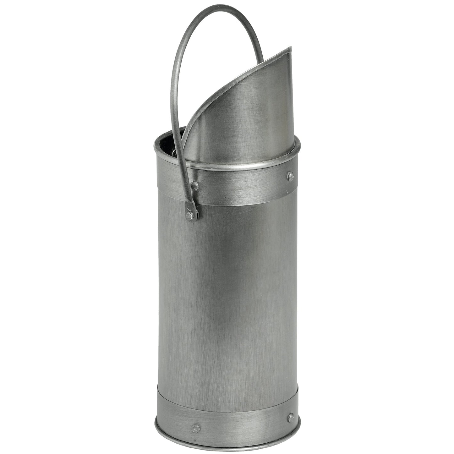 Antique Pewter Match Holder