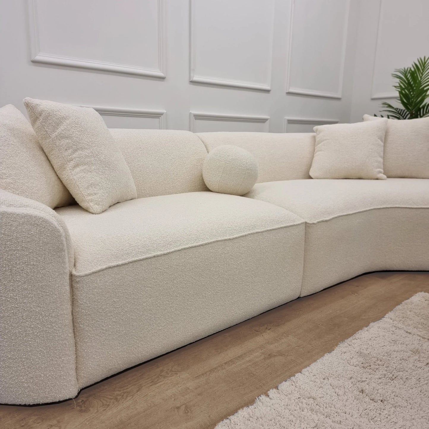 Pebble Boucle Sofa