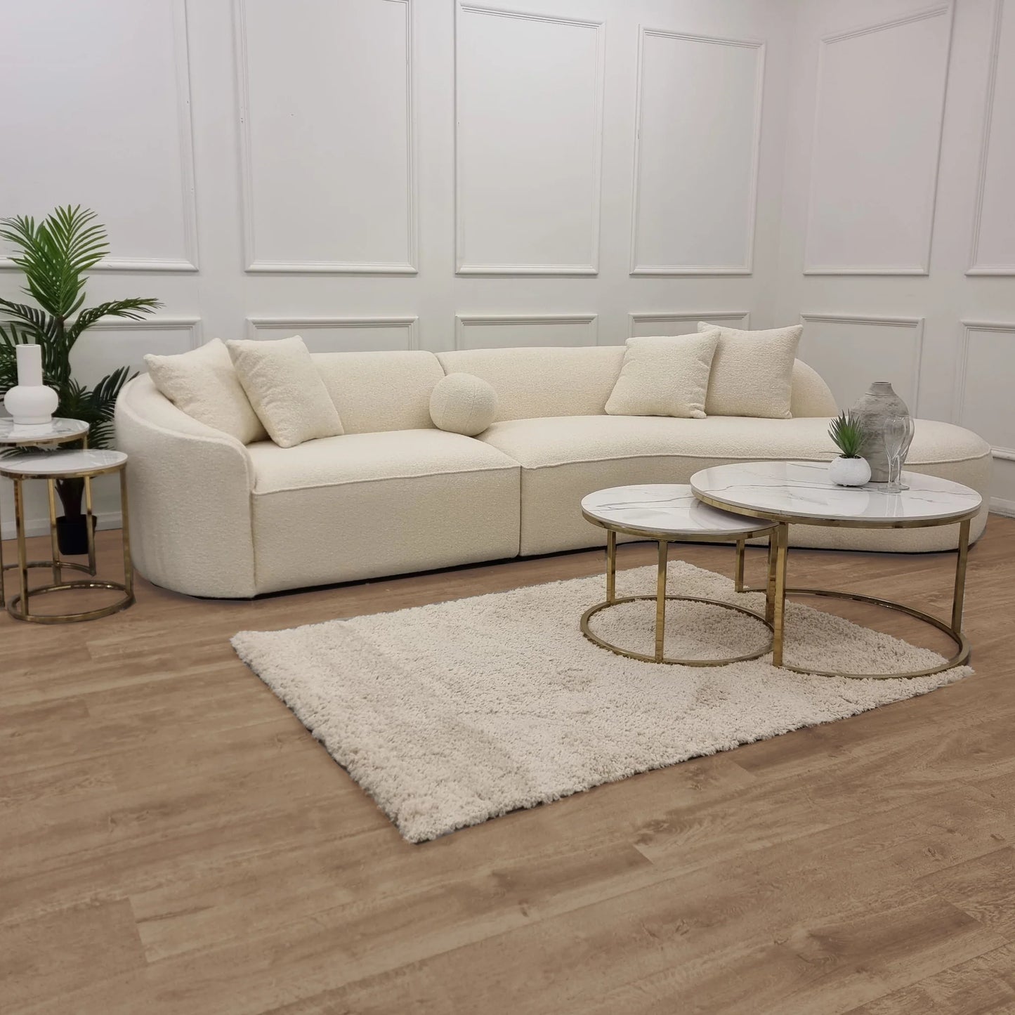Pebble Boucle Sofa