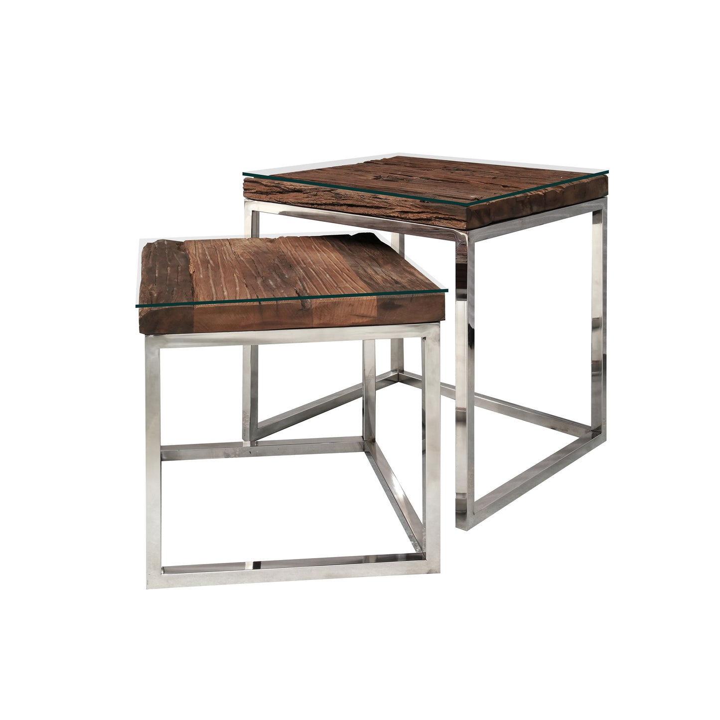 Railway Sleeper Nest of Tables