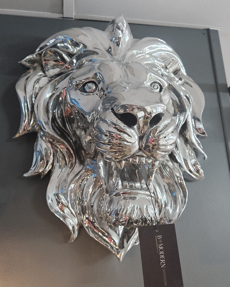 Chrome Lion Head