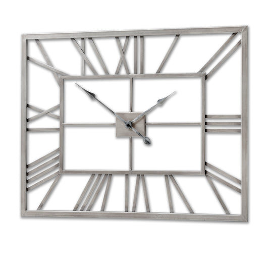 Shelley Silver Clock