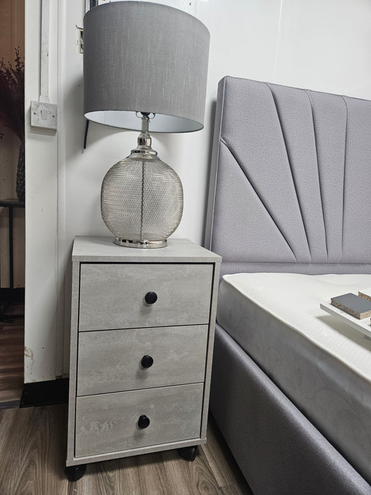 Venus 3 Drawer Bedside Table