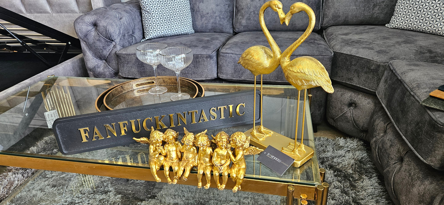 Row of Cherubs Gold