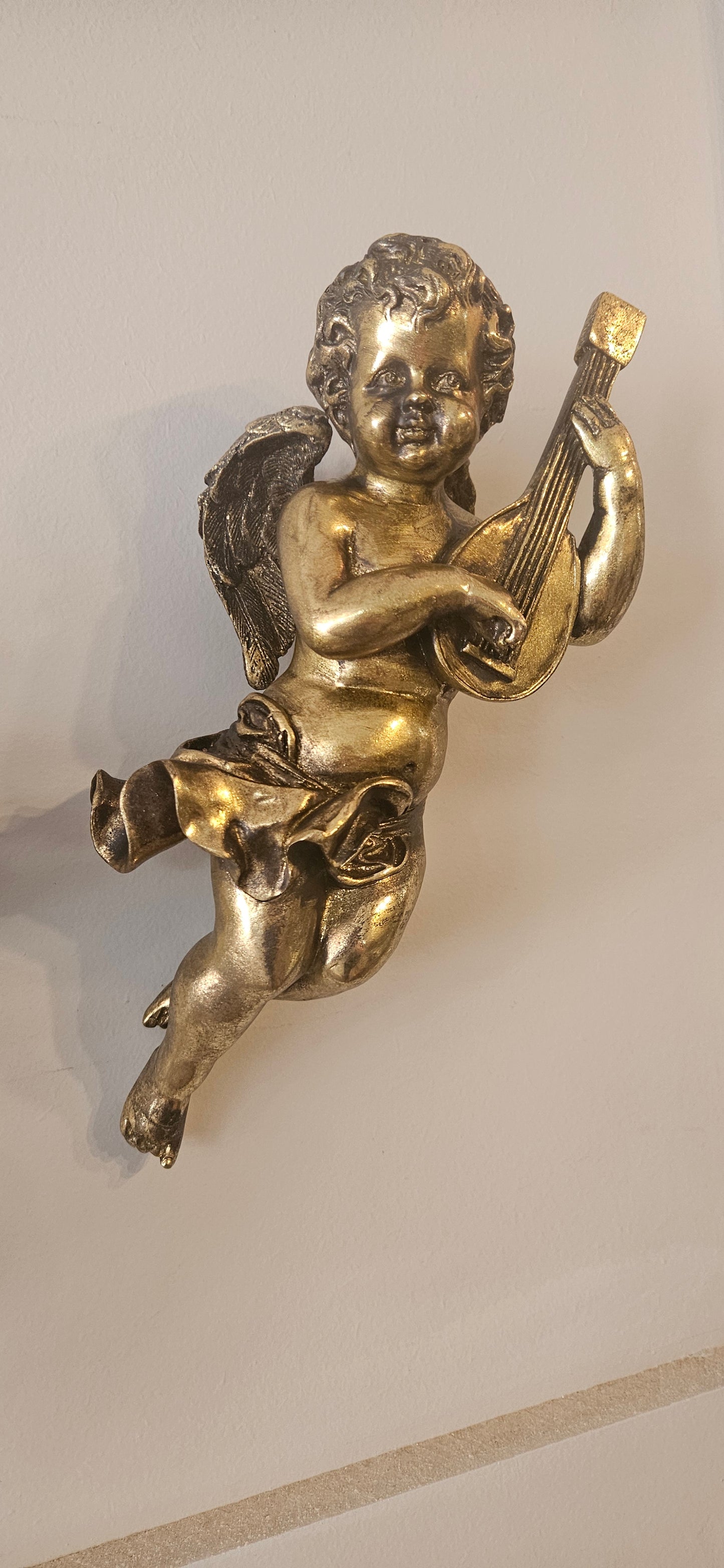 Gold Cherub Wall Decor Set
