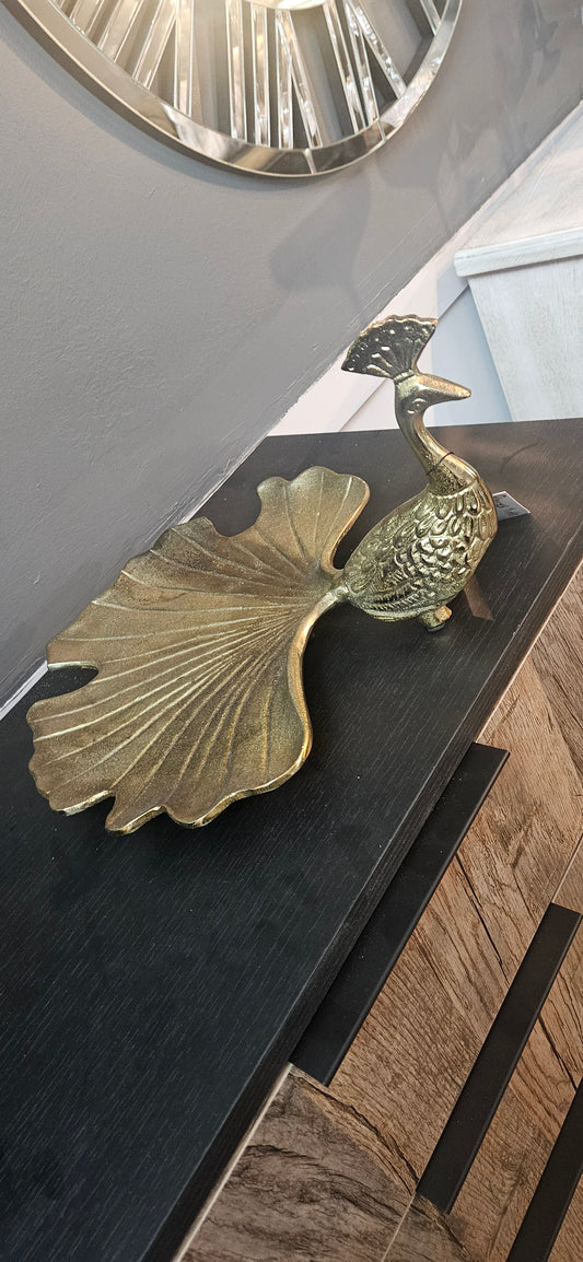 Peacock Trinket Dish