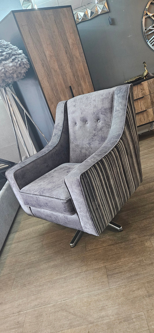 Lux Swivel Chair Daytona Grey