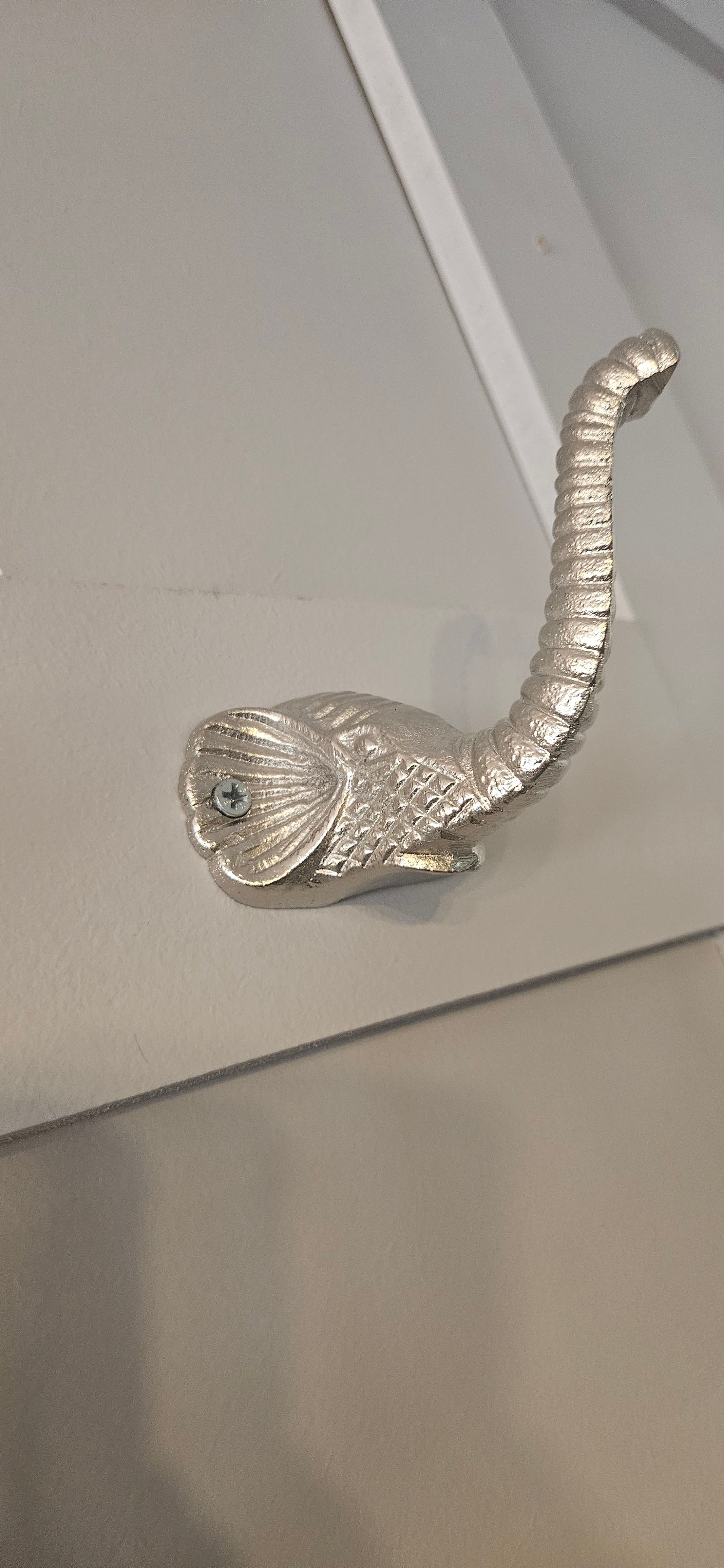 Elephant Antique Silver Coat Hooks