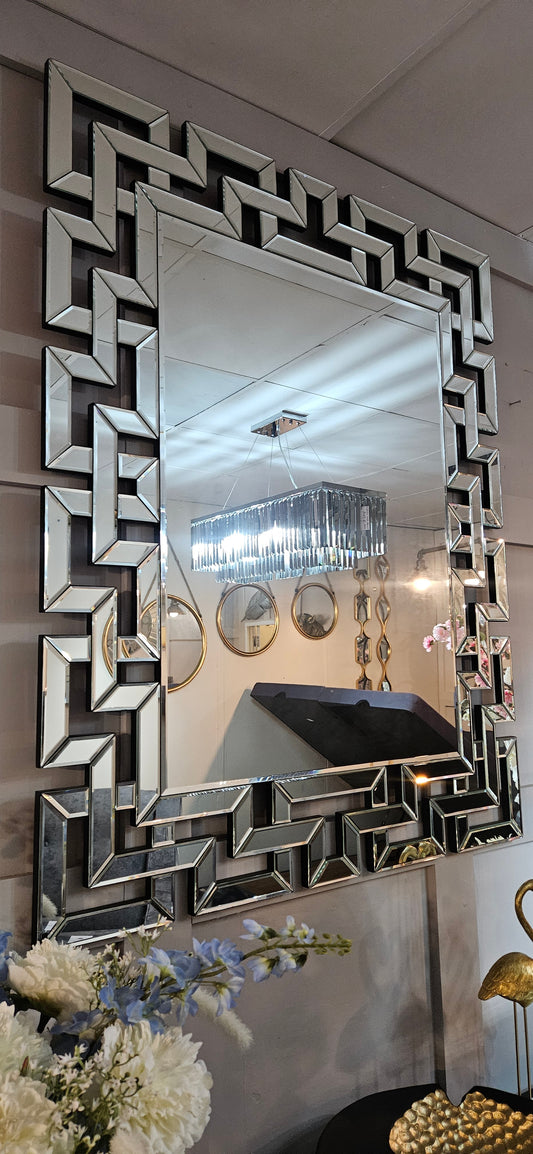 Large Venetian Key Mirror