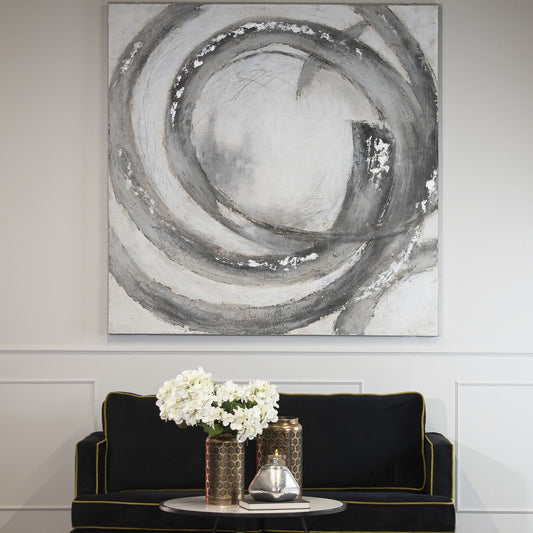 Hypnotise Hand Painted Canvas