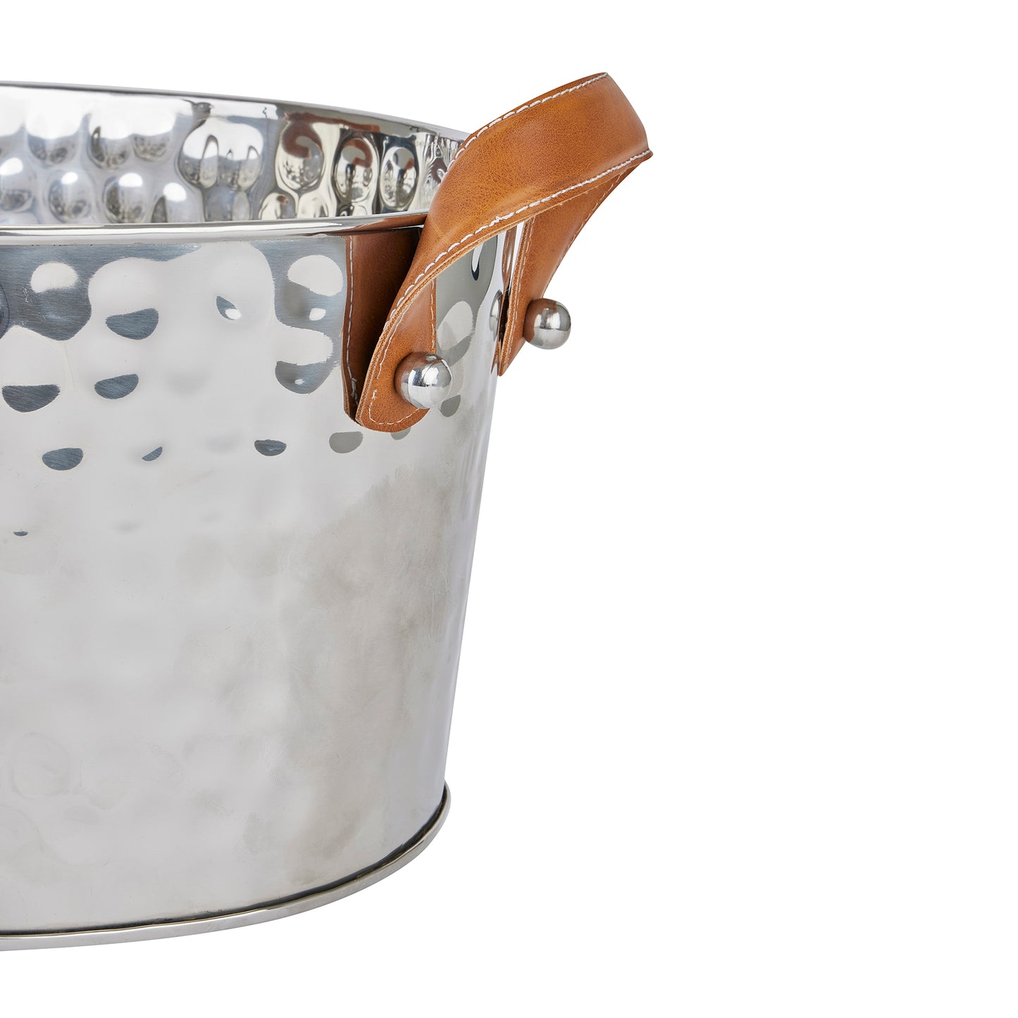Large Hammered Silver Cooler