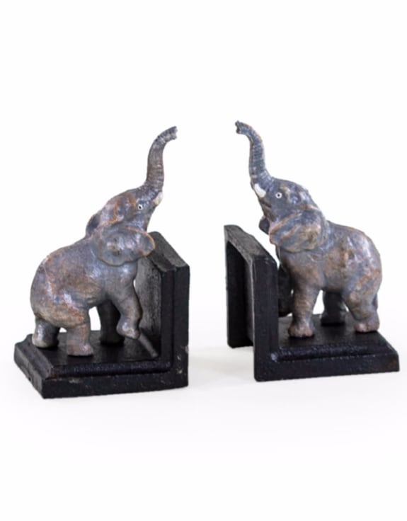 Elephant Bookends