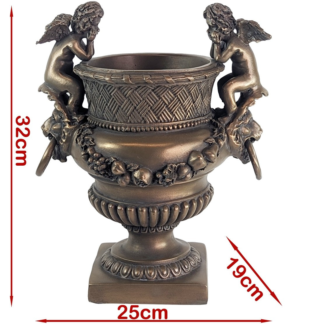 Angels and Lion Urn