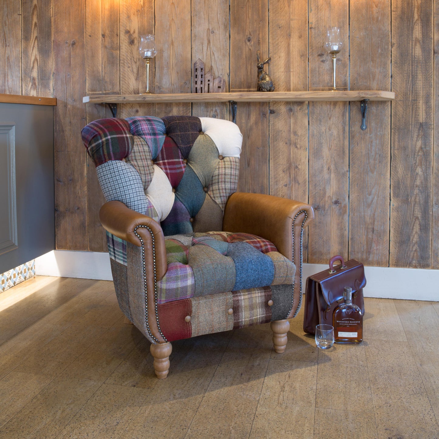 Multi Chesterfield Chair