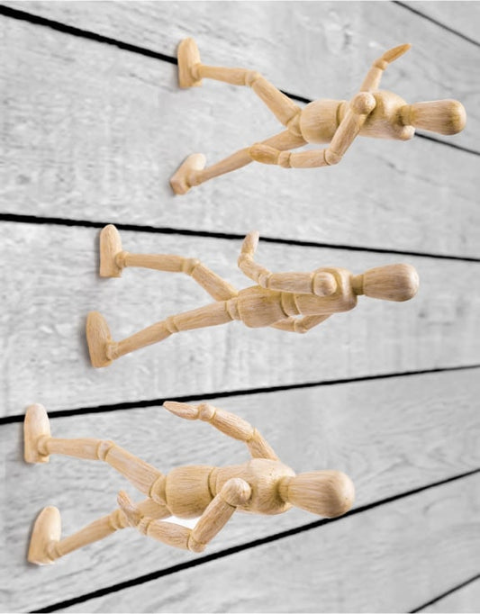 Wooden Effect Wall Climbers