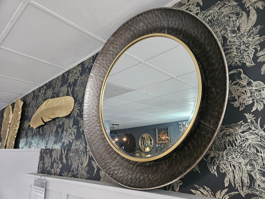 Black and Gold Conrad Mirror