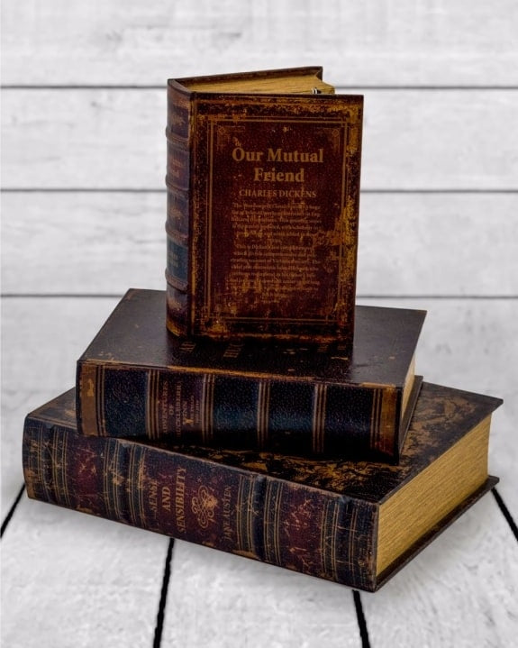 Antique Book Storage Boxes