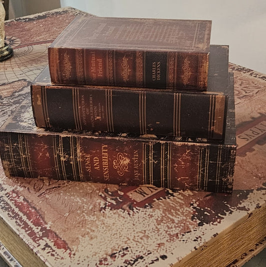 Antique Book Storage Boxes