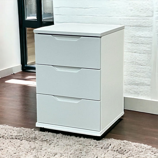 Ibiza 3 Drawer Bedside Table