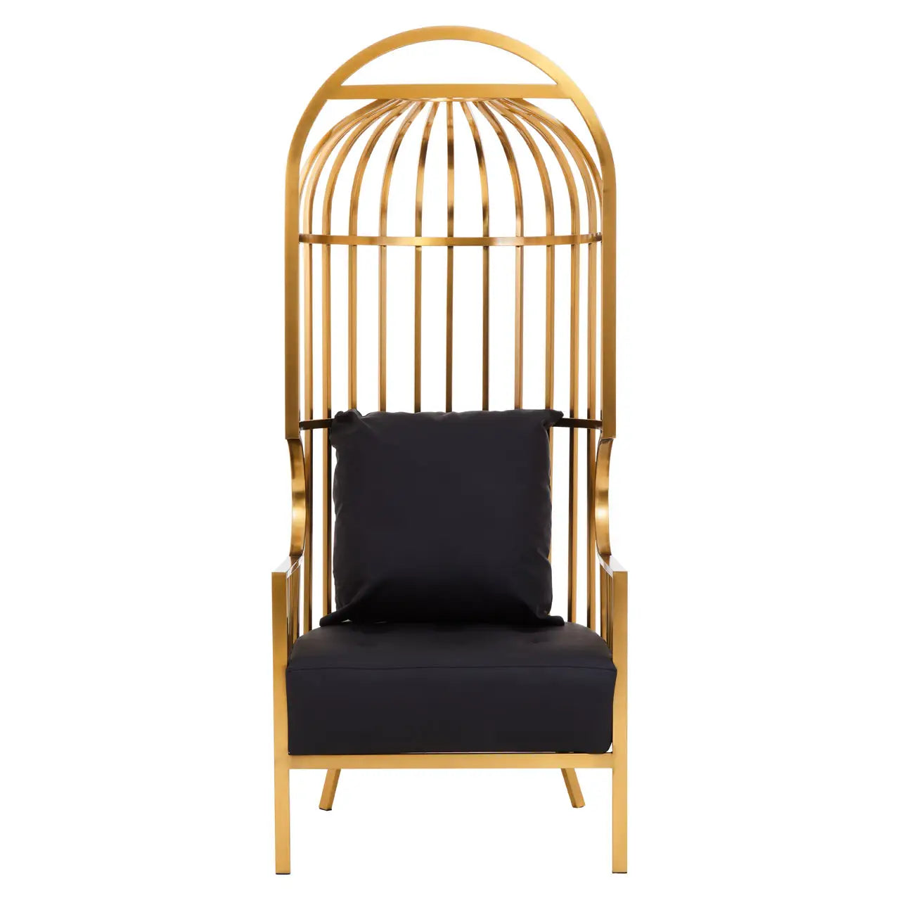 Dianna Gold Cage Chair