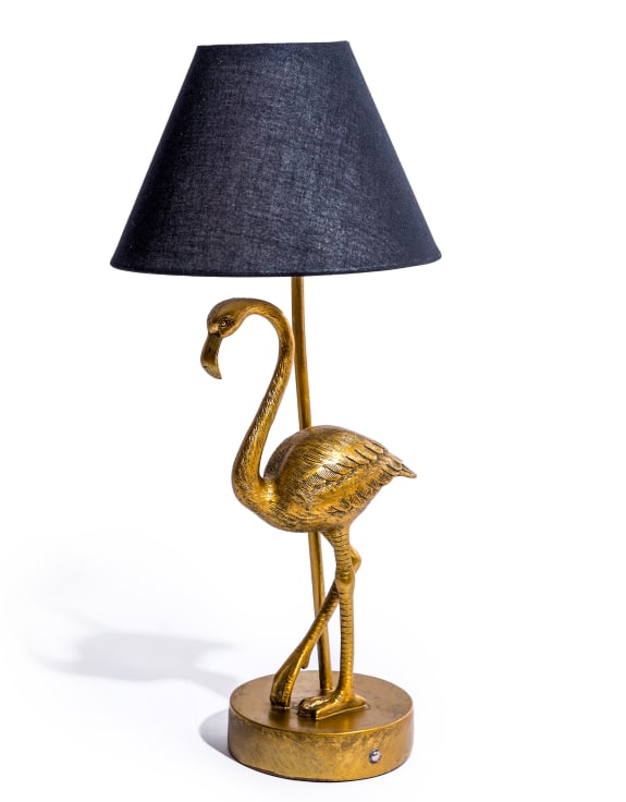 Gold Flamingo Table Lamp