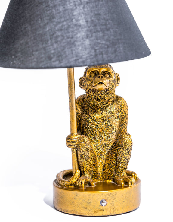 Gold Monkey Table Lamp