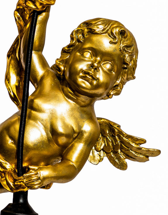 Antique Gold Cherub Pendant