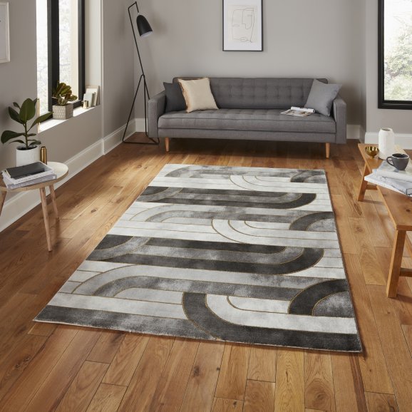 Chloe GreyGold Rug