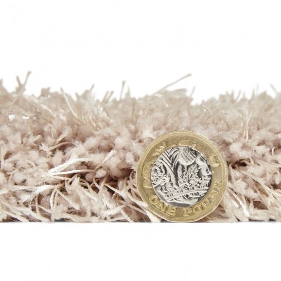 Mia Beige Thick Pile Rug