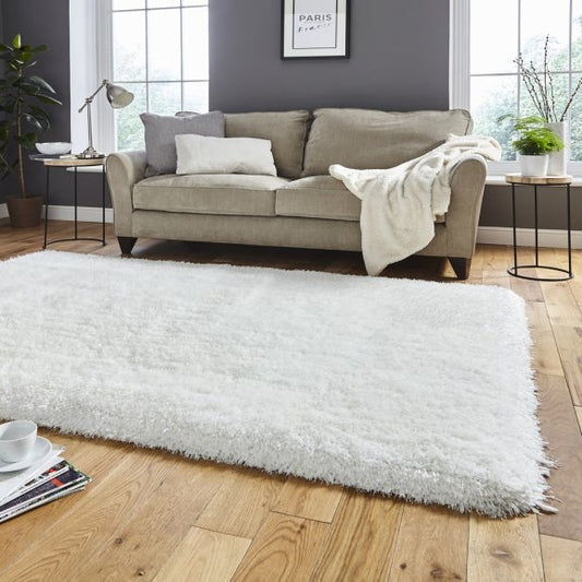 Mia Ivory Thick Pile Rug