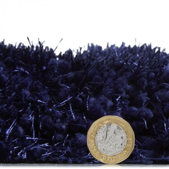 Mia Navy Thick Pile Rug