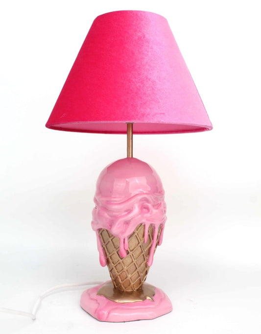 Pink Ice Cream Table Lamp