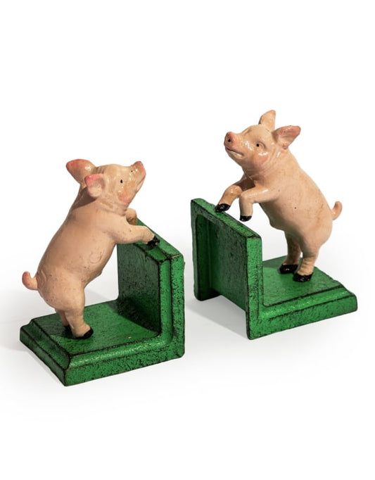 Pig Bookends