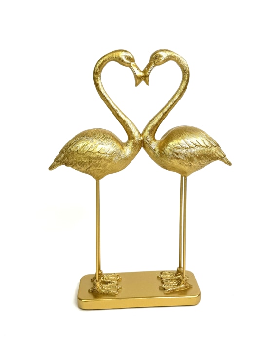 Love Heart Flamingos