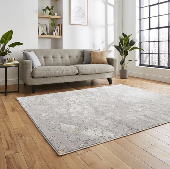Leo Gold/Grey Rug