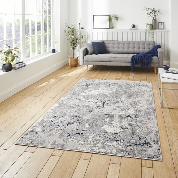 Leo Navy/Grey Rug