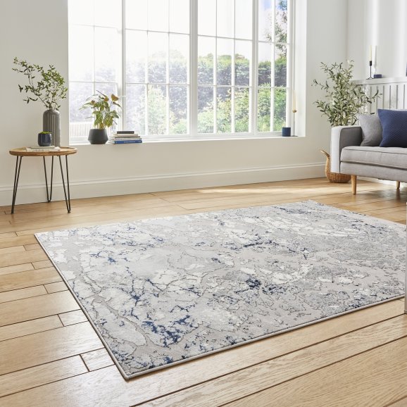 Leo Navy/Grey Rug