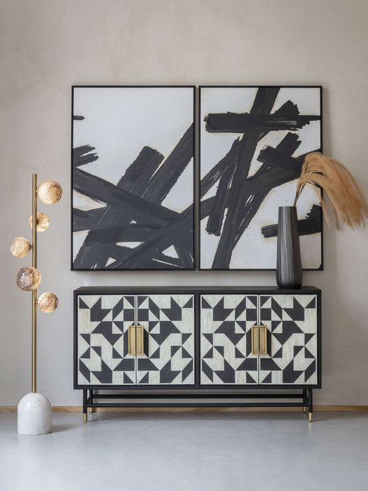 Duo Brushed Wall Art