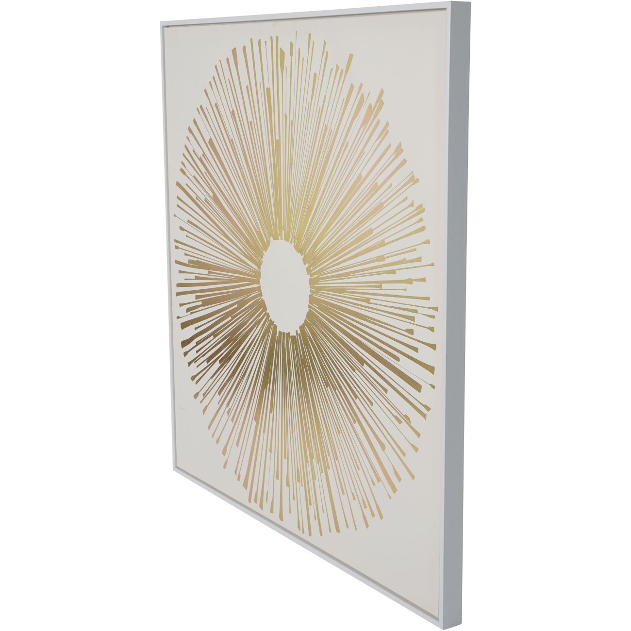 Golden Splash Framed Wall Art
