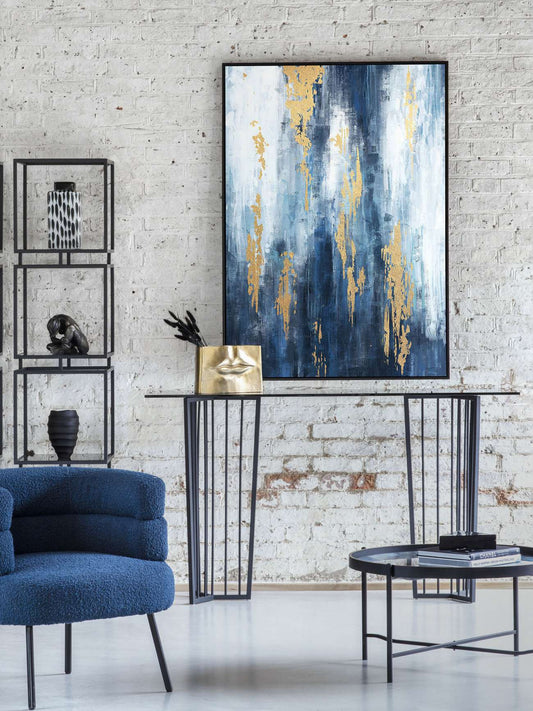 Midnight Distressed Framed Wall Art